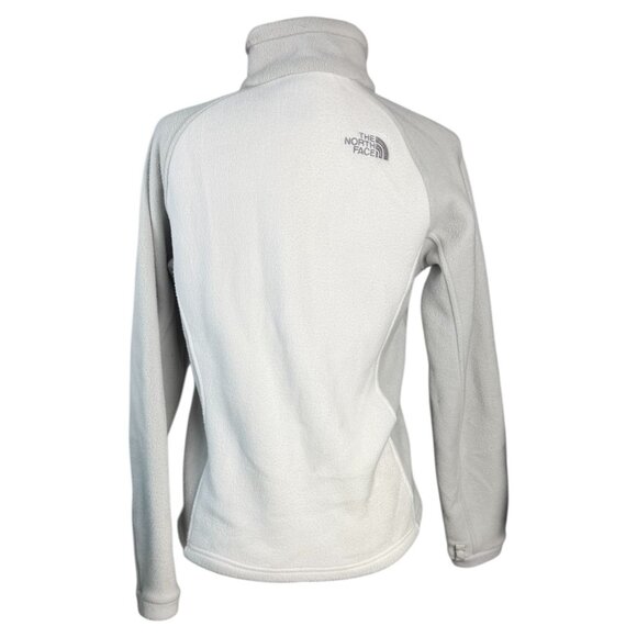 The North Face Khumbu Fleece Jacket Two-Tone Gray and White Womens Size SM - Picture 8 of 10